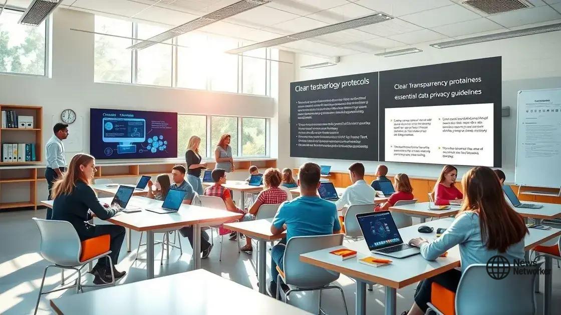 The role of transparency in educational technology