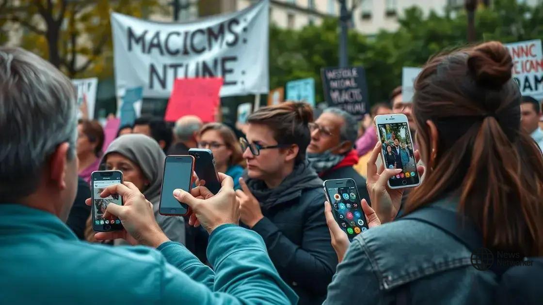 The role of social media in mobilizing protests