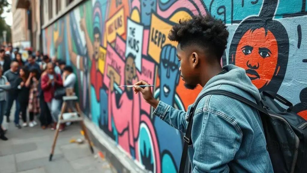 Youth protest art as resistance: a visual movement