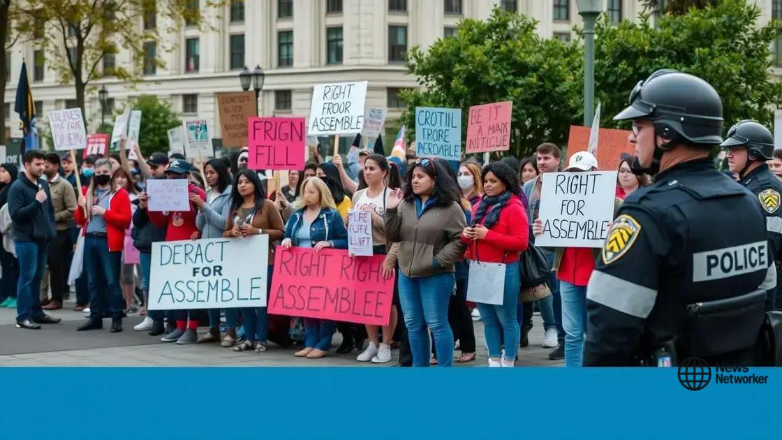 Impact on civil liberties and public assembly