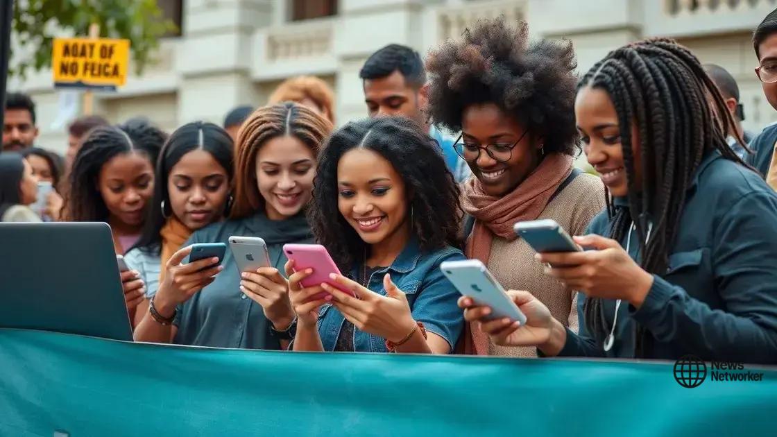 The role of social media in activism