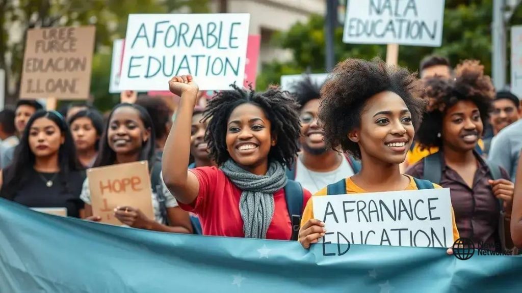 March for affordable education: fighting for change