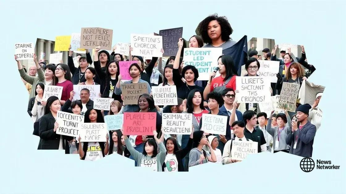 Case studies of successful student-led movements
