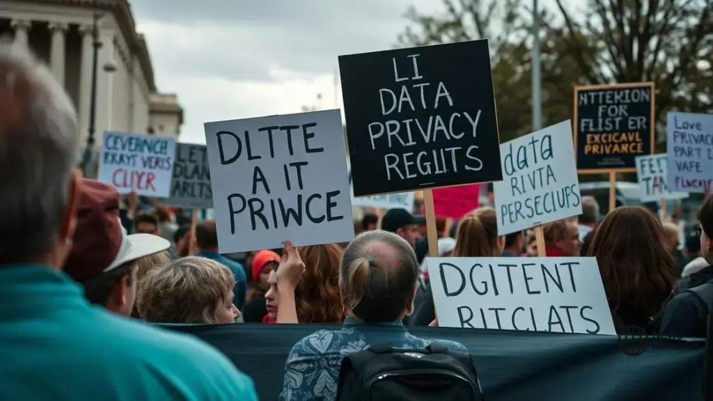 Protests defending online data privacy: why it matters