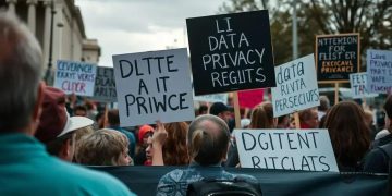 Protests defending online data privacy: why it matters