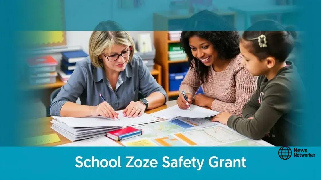 How to apply for a school zone safety grant