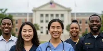2025 PSLF Changes: Your 3-Month Action Plan Public service professionals standing confidently, symbolizing hope for student loan forgiveness