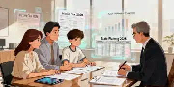 Family discussing estate planning with financial advisor in 2026