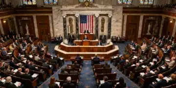 US Congress in session, discussing upcoming legislative changes